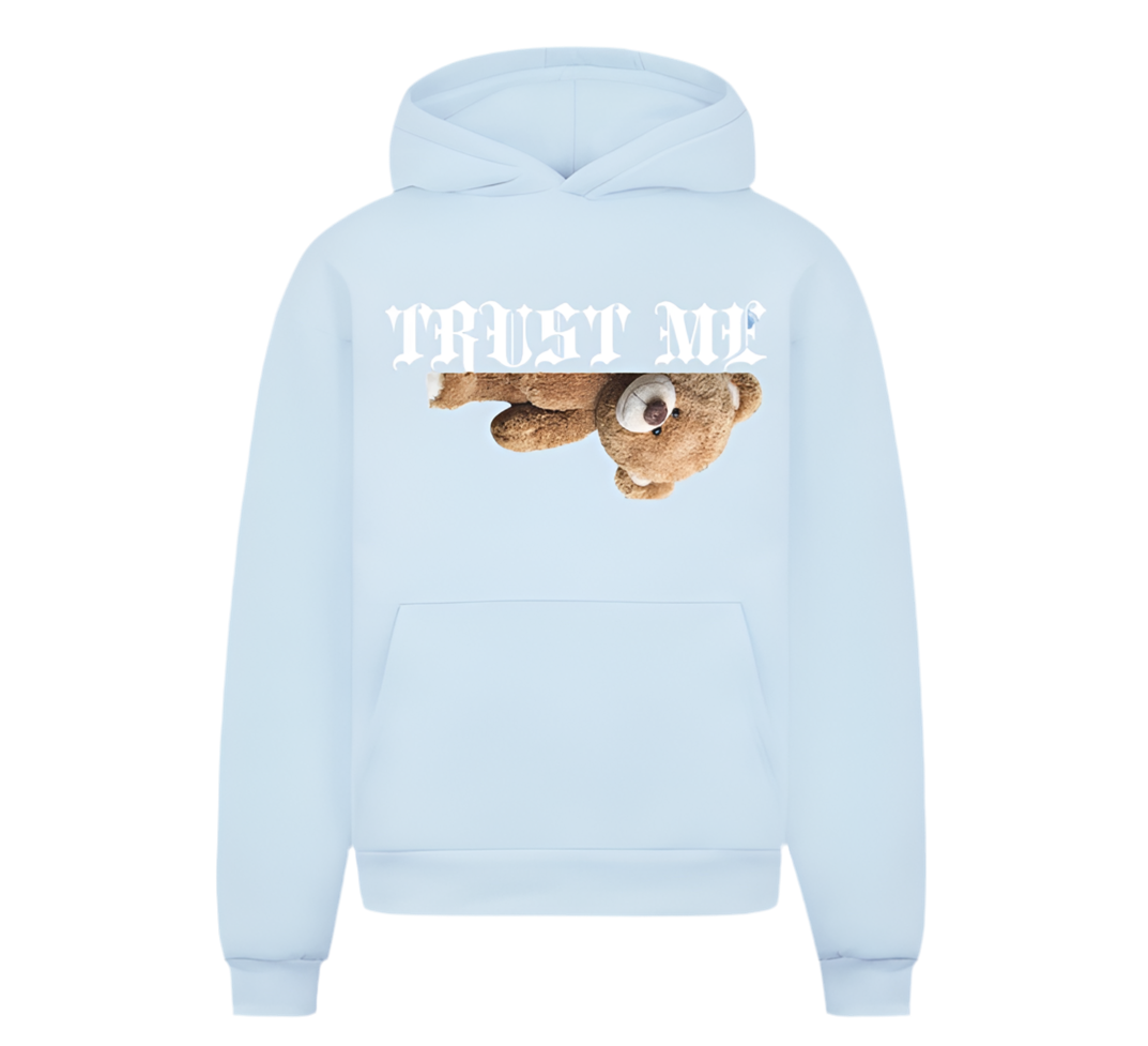 Baby Blau Teddybär Hoodie