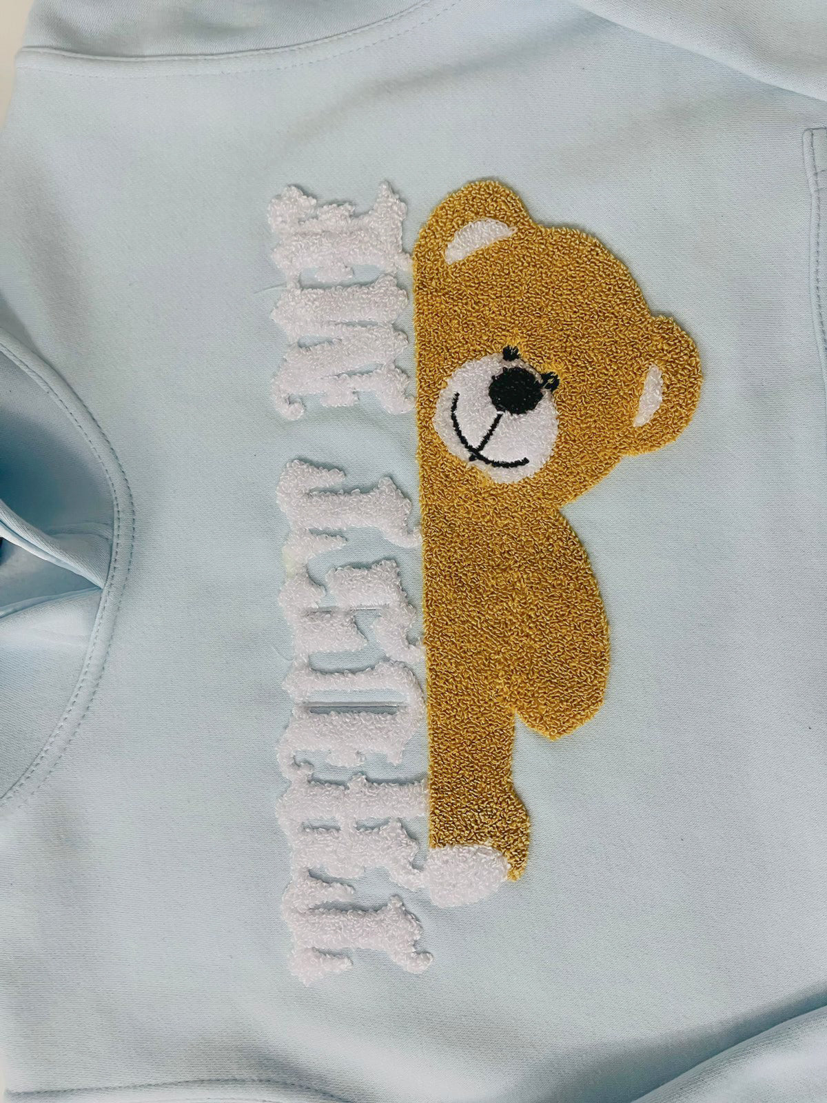 Baby Blau Teddybär Hoodie